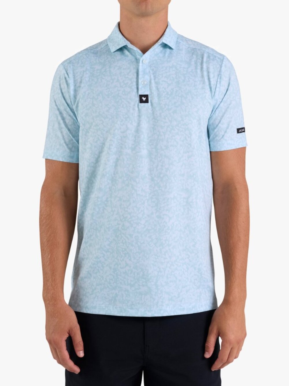 NEW Mens Bad Birdie Salt Shaker Baby Blue Performance Polo Choose Sz